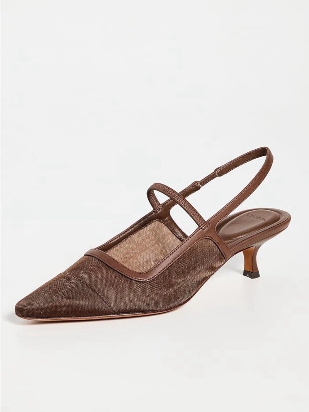 Vince Venice Mesh kitten heel NEW! Size 7.5 brown